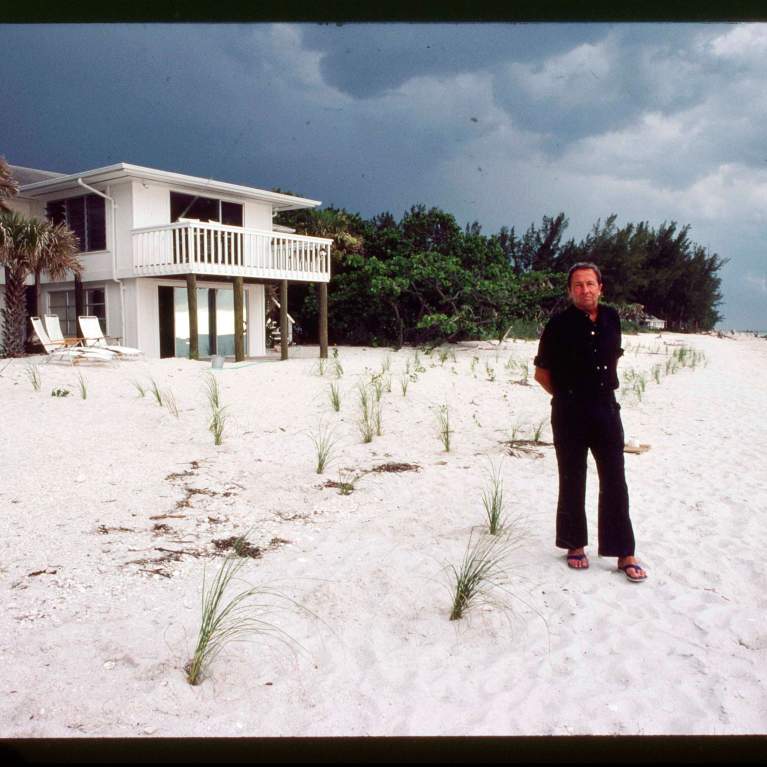 man on beach